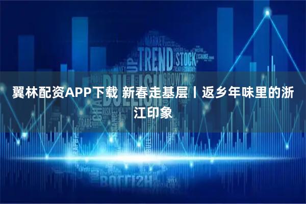 翼林配资APP下载 新春走基层丨返乡年味里的浙江印象